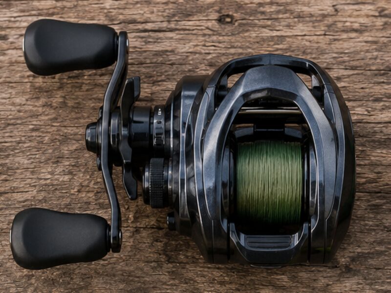 Low-profile baitcasting reel